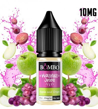 Apple and Grape 10ml - Wailani Juice Nic Salts by Bombo